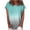 Mint Green womens tops summer, variant on USSUMA Cute Gradient Comfy Summer Tops for Women 2022 Trendy Ombre Womens Tunic Tops Round Neck Basic Shirts Tees Short Sleeve Dressy Blouses for Women