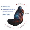 thumbnail image 4 of Zufioo Forest Cool Lion Print Car Seat Protectors, SUV, Truck, Van Seat Covers - Strap Design, High Elasticity and Dustproof, Car Interior Protectors Auto Parts-1, 4 of 9