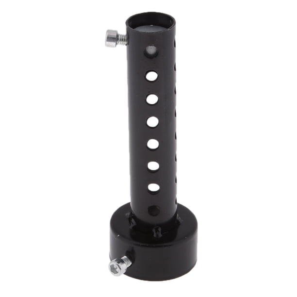 Silenciador de Tubo de Escape de Cola de Motocicleta Sunnimix Acero Inoxidable Negro 48 mm 25 mm 140 mm Insertar deflector DB Killer