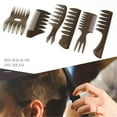 thumbnail image 6 of Vintage Comb Set 6 Piece Classic Hair Styling Kit for Slick Back and MenâS Grooming - Bucket Cosmetic Bag, Hair Brush, Back to School, Wedding, Christmas,Season, Anniversary, Thanksgiving, Hallow, 6 of 6