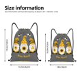thumbnail image 4 of Drawstring Backpack - Bee Kind Splash Proof Small Drawstring Gym Bag for Women Men, Cinch Sports String Bag Backpack for Travel Swimming Beach, 4 of 8