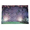 thumbnail image 4 of 2 Pcs 7X5Ft Flowers Wall Photography Backdrops Brick Nature Green Grass Backdrop Spring Stuido Background, 4 of 8