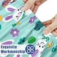thumbnail image 4 of decorUhome Rectangle Spandex Fitted Tablecloth 6 FT Tables, Washable Picnic Table Cover with Elastic, Washable Reusable Table Cloth for Dining (Easter Eggs, 30"x72"), 4 of 8