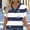 Blue, variant on Blczomt Women's Blouse Short Sleeve Summer Blue Tee 2026 Trendy Ladies Summer Tops