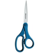 Westcott All Purpose Kleencut Scissors, 8", Straight, Stainless Steel, for Office/Home, Color Choice Will Vary, 1-Count