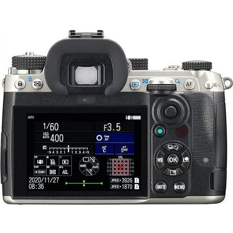 Pentax K-3 Mark III CMOS Sensor DSLR Camera (Silver) with D