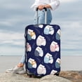 thumbnail image 7 of Susaid Mom And Baby Owls Print Elastic Washable Suitcase Cover with Hidden Zipper, Fits 18-32 Inch Luggage for Protection During Travel-Small, 7 of 7