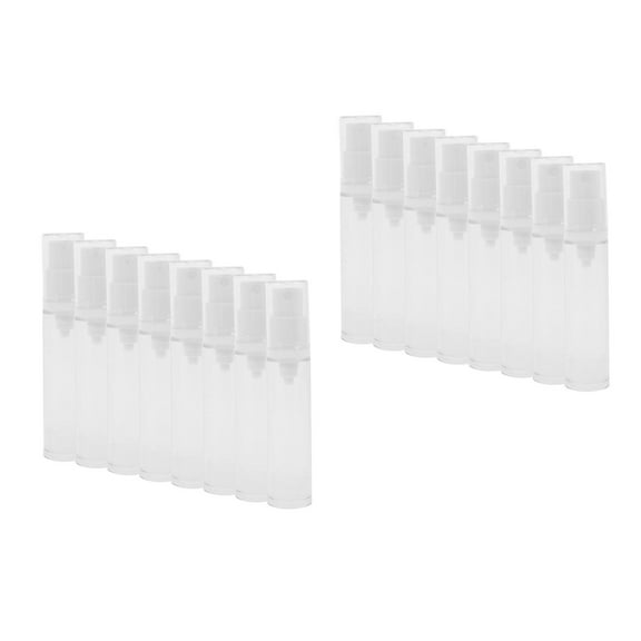 2 Count Mini Perfume Bottles Reusable Dispenser Spray Fragrance Travel Transparent