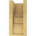 thumbnail image 4 of 5"W x 5"D x 10"H Wide Ridgewood Rough Cedar Woodgrain TimberThane Corbel, Primed Tan, 4 of 6