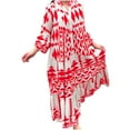 thumbnail image 2 of Pisexur Robe à Manches Longues Col en V Robe Décontractée Imprimée Mode Col en V pour Femmes Robe pour Femmes en Liquidation, 2 of 6