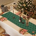 thumbnail image 5 of Christmas Table Runner 13x36.6 Inch, Xmas Trees Winter Holiday Decorative Farmhouse Table Decorations for Kitchen Dinning, Indoor Outdoor Dinner Party Decor (Beige), 5 of 5
