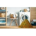 thumbnail image 2 of Ahgly Company Machine Washable Indoor Rectangle Transitional Mahogany Brown Area Rugs, 3' x 5', 2 of 7