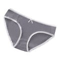 thumbnail image 4 of Jamicy Underwear for Women Bow Thongs Mid Waist Panties V-Shape Design Floral Lace Lightweight Comfort Underwear Breathable Panties, 4 of 5