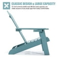 thumbnail image 7 of Adirondack Chair with Cup Holder, Patio Outdoor Chairs, Weather Resistant Lounge Chair, Fade-Resistant, Backyard Furniture Painted Chair, for Lawn Outdoor Patio Deck Garden Porch Lawn, 7 of 7