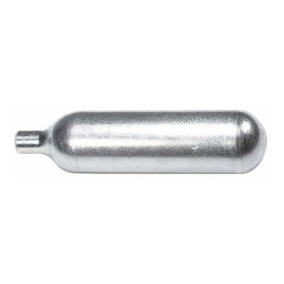 Dayton CO2 Cartridges, Steel, 3-13/32" L, PK12 491A20