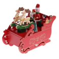 thumbnail image 1 of Navidad Caja de Música Juguete Niño de Navidad Decoración Santa Rojo Colco Juguete de caja de música, 1 of 8