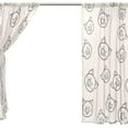 thumbnail image 4 of Coolnut 2 PCS Cute Pig Doodles Sheer Gauze Door Curtains, 55"x84" Window Curtains Drapes for Living Room Kids Bedroom Window Treatment, 4 of 4