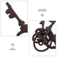 thumbnail image 3 of CRAFTHROU Adorno Colgante De Llave De Hierro Fundido Marrón Con Estilo Para Farmhouse, 3 of 7