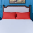 thumbnail image 3 of Ntbay Microfiber Pillowcase set - 2 Pack - Envelope Closure Pillow Cases - Standard - Wine Red, 3 of 5