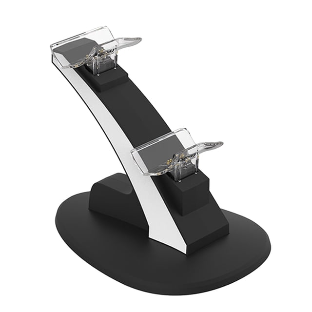 Controlador de juego Cargador Dock Dual Slot GamePad Pantalla de visualización compatible para PS5