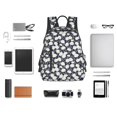 thumbnail image 4 of Yiaed Daisies Flowers Print Lightweight Backpack Travel Backpacks Hiking Daypack for Women Men, 4 of 5