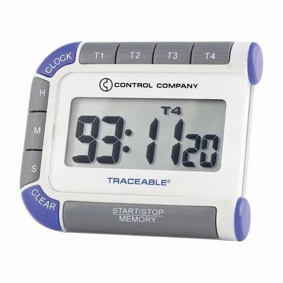 Traceable Multi-Colored Timer,5/8" LCD 5012