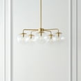 thumbnail image 5 of SAFAVIEH Negara 5-Light Industrial Satin Brass Metal Chandelier, 5 of 6