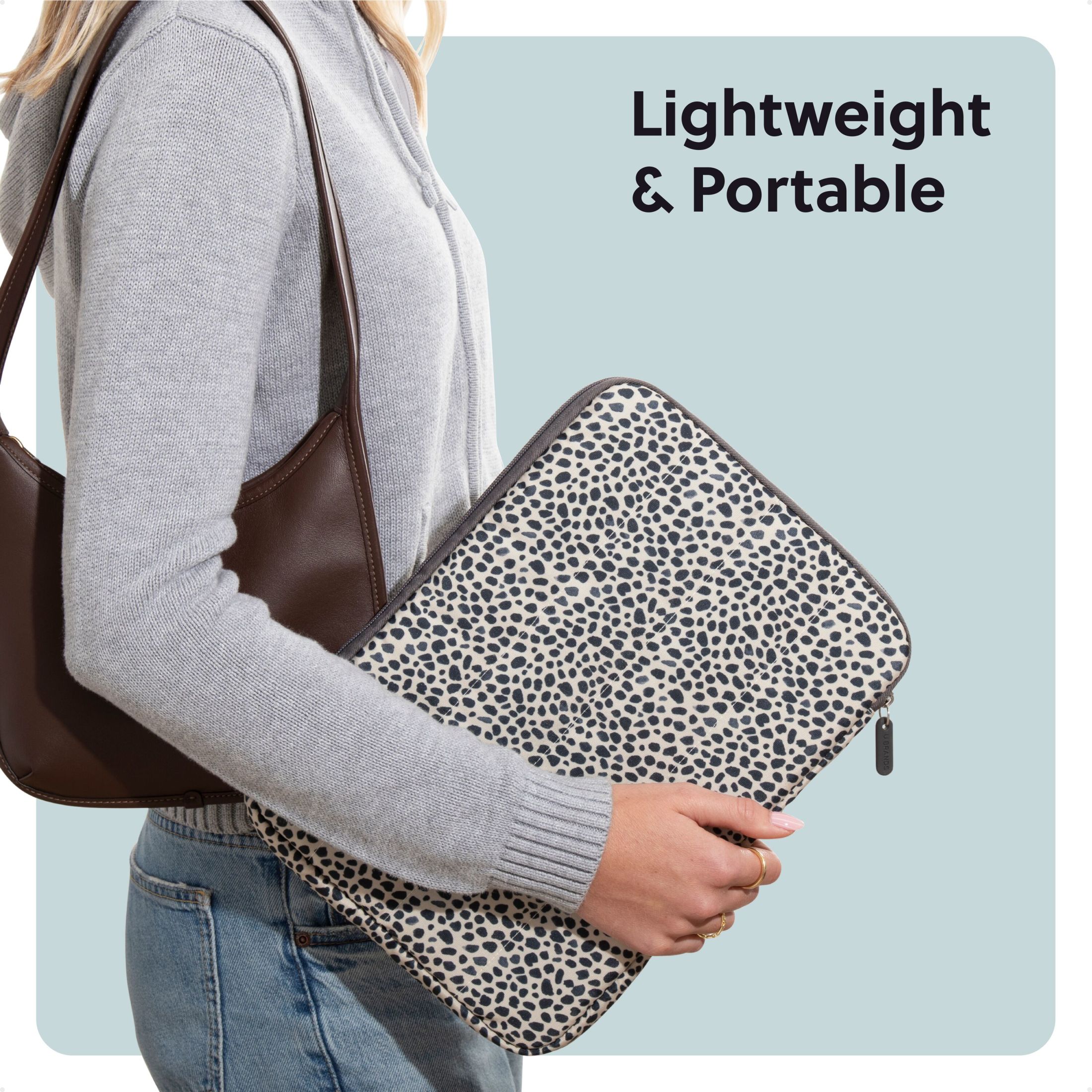 U Brands Puffer Laptop Sleeve 13 Inch Speckled photo 5