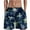 Dark Blue, variant on cllios Mens Board Shorts Swimwear Summer 5 Inch Quick Dry Swim Trunks Big and Tall Stretch Waist Drawstring Beach Shorts Vacation Shorts with Pockets