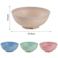 thumbnail image 5 of FZFLZDH 4 Pack Unbreakable Cereal Bowls, Lightweight Wheat Straw Bowl for Rice Noodle Soup Snack, Dishwasher & Microwave Safe - BPA Free Healthy for Kids Toddler & Adult （Small/Large）, 5 of 5