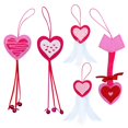 thumbnail image 1 of Juego de 5 juguetes para gatos Lepawit para el día de San Valentín con hierba gatera y campanas, 1 of 7