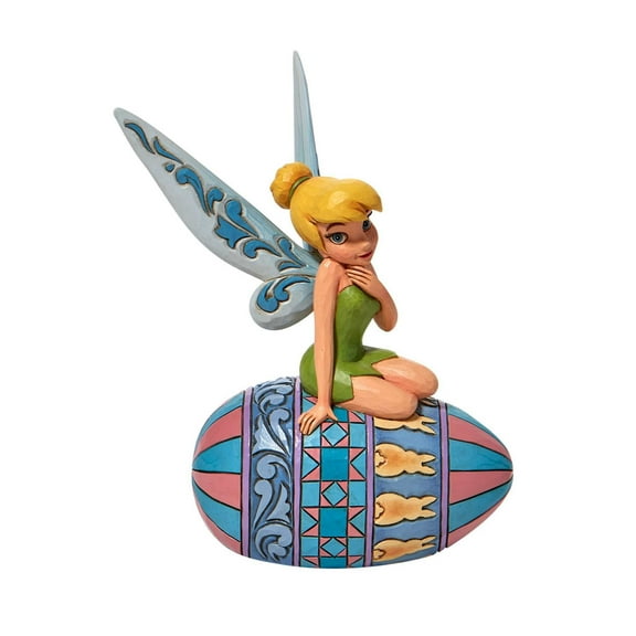 Enesco Disney Traditions Tinker Bell on Easter Egg Figurine