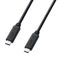 thumbnail image 1 of Sanwa Supply USB3.1 Type C Gen1 PD Compatible Cable (Black, 2m) KU30-CCP320, 1 of 3