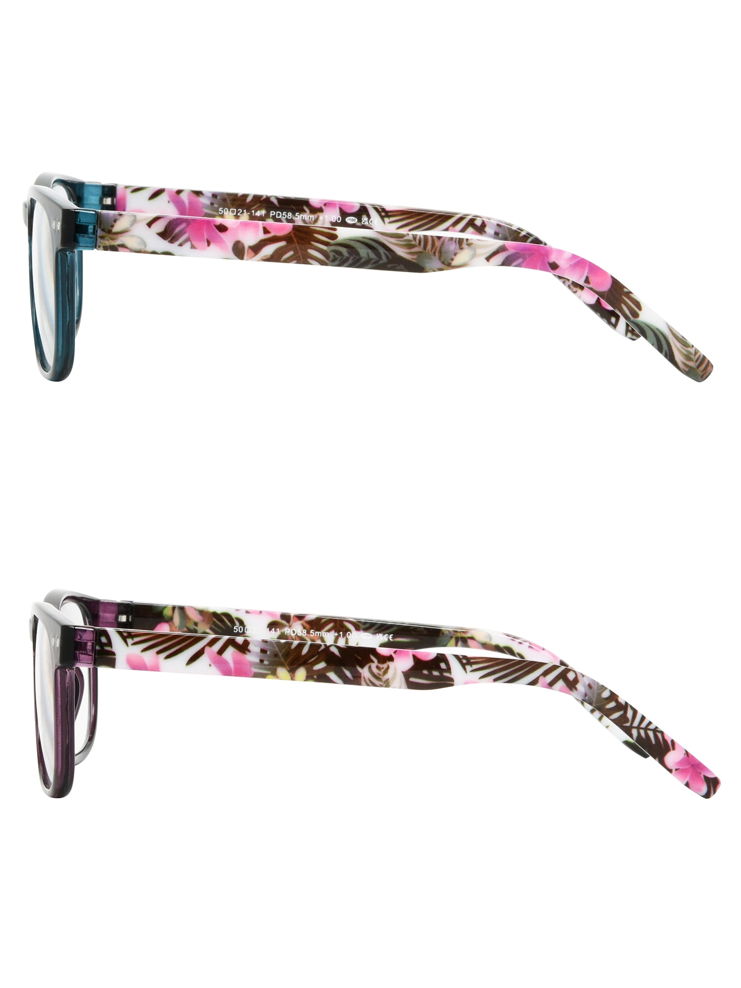 Foster Grant 2-Pack Purple Round Reading Glasses