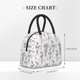 thumbnail image 2 of Easygdp Lavender Flowers Bolsa de Almuerzo Insulada Grande, Forro de Aluminio, Diseño Espacioso, a Prueba de Fugas, Ideal para Trabajo, Picnics, Viajes y Actividades al Aire Libre, 2 of 6