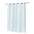 thumbnail image 3 of Live Life Waffle Weave Fabric Shower Curtain with Built In Hooks and Snap Off Liner (70" x 72") - Spa Blue, 3 of 3