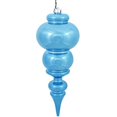 thumbnail image 1 of Vickerman 14" Sea Blue Shiny Finial Christmas Ornament, 1 of 1