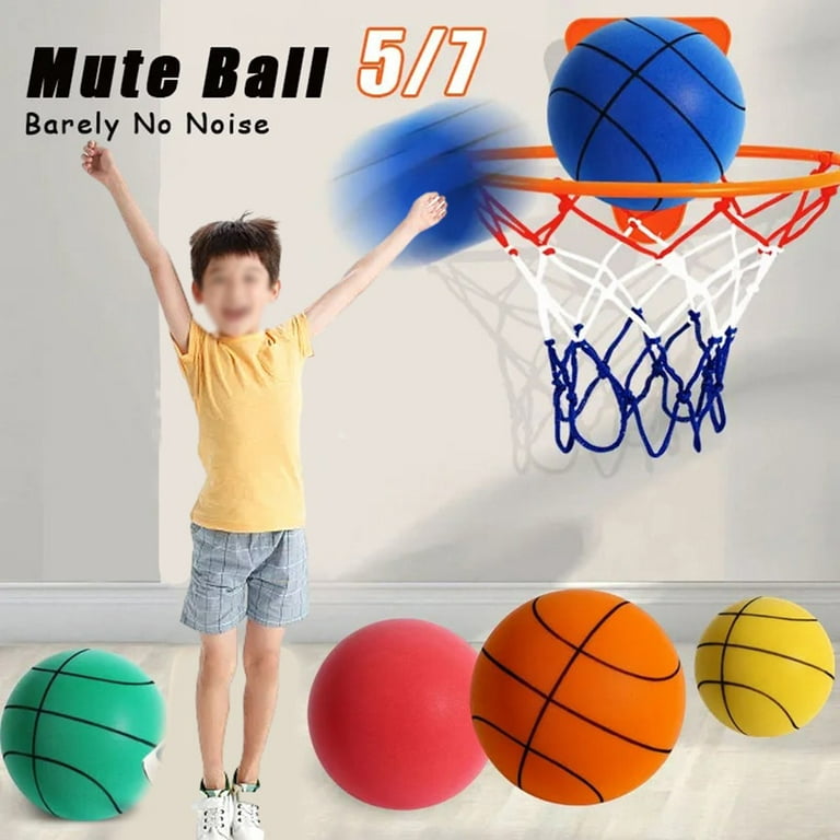 Foam Sports Ball, Diameter 21 18cm, Indoor Mute Basketball, Silent  Basketball for Kids, Smooth Texture and Excellent Bounce
