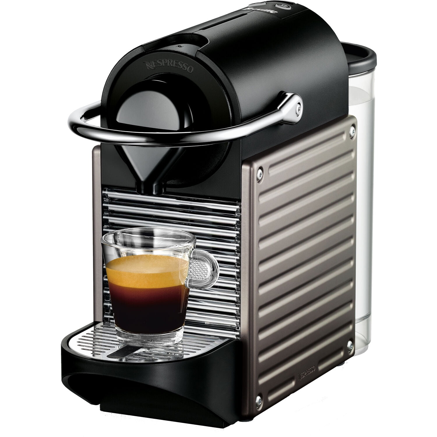 Wereldbol Bloesem Samengesteld Breville Nespresso Pixie Single-Serve Espresso Machine in Electric Titanium  - Walmart.com