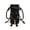 black, variant on Crossbody Bag Shoulder Bag Bucket Bag for Young Women Contrasting Colors PU Leather Medium Size Adjustable Strap Multiple Compartments Streetwear Style for Daily Commute Travel Shopping Weekend Outin