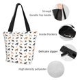 thumbnail image 4 of Pofeuu Labrador Retriever Dog Print Women Fashion Shoulder Handbags Top Handle Satchel Bags Tote Shoulder Shopping Bag Stylish Canvas Tote Bag, 4 of 6