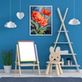 thumbnail image 2 of Cuadros Decorativos 5D DIY diamante pintura flor roja completo redondo diamante mosaico hogar JShteea Nuevos Originales, 2 of 9