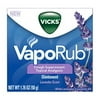 Vicks Vaporub Soothing Cough Suppressant Tripical Analgesic Ointment, Lavender Scent, 1.76 oz, 6 Pack