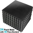 thumbnail image 4 of HomGarden Exercise Mat Foam Floor Mats Interlocking Tiles with Borders for Exercise, MMA, Gymnastics and Home Gym Protective Flooring, 4 of 9