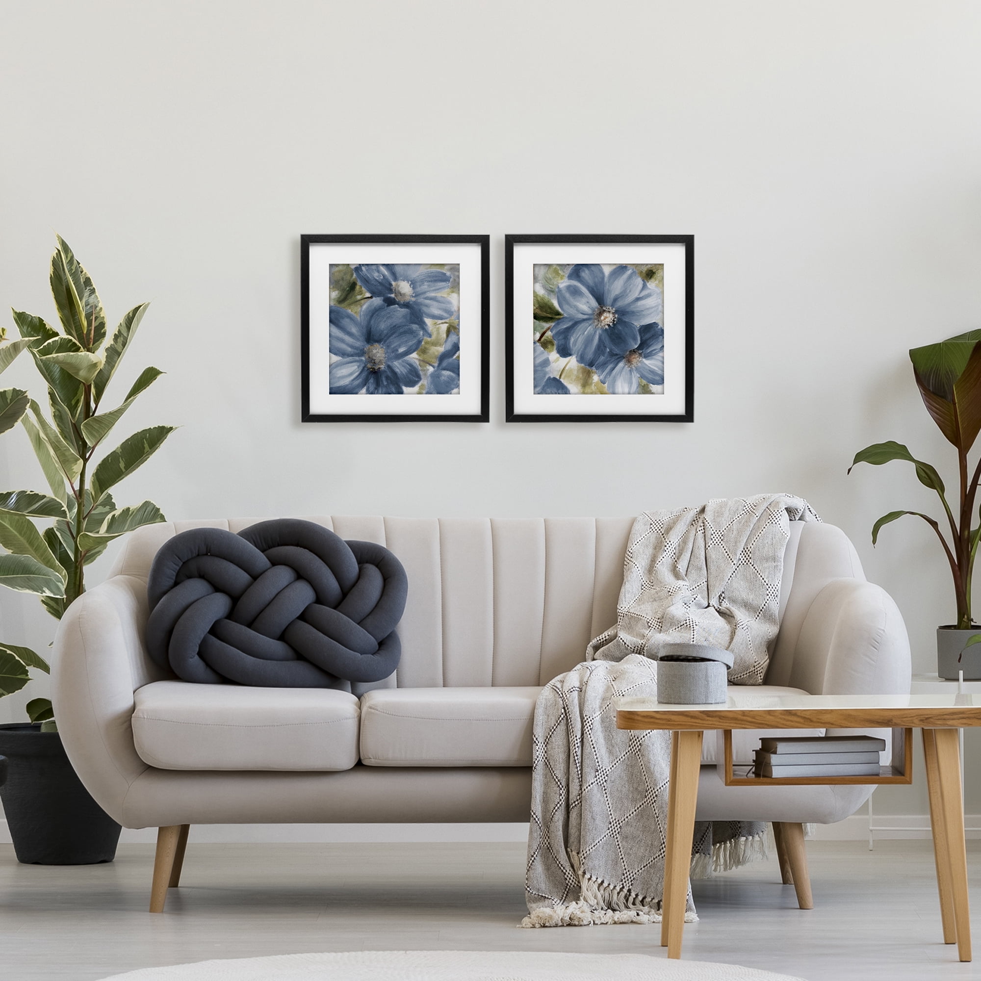 Stupell Industries Floral Walk in Beauty 2 Piece Black Framed Print Under Glass Set, design by Lanie Loreth