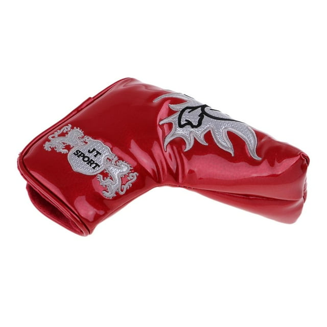 Funda magnética ligera para cabeza de golf, funda para cabeza de putter, colores, rojo Zulema Cubierta de Putter de Golf