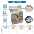 thumbnail image 6 of Bunny Easter Table Runner 90 Inches Long Farmhouse Dress Scarves, Vintage Spring Floral Blue Eucalyptus Leaves Dining Tablerunner for Coffee Table/Kitchen Island/Party Décor, 13" x 90", 6 of 8