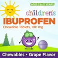 Equate Children's Ibuprofen Chewable Tablets, 100 mg, Grape Flavor, 48