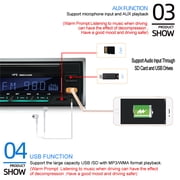 Single 1 Din Car Radio FM USB Bluetooth TF
