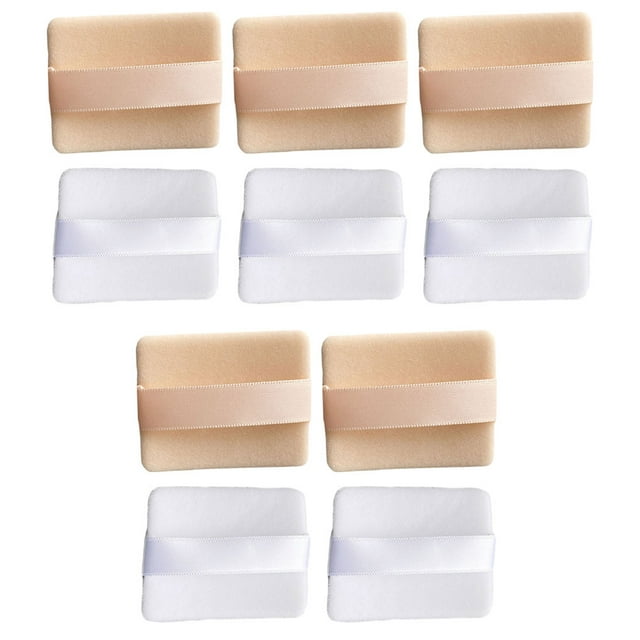BESTYASH 10Ud De Polvo Cosmética Lavable Para Maquillaje Con Esponja Y Color Surtido